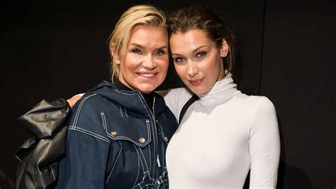 who is bella hadid's mother.